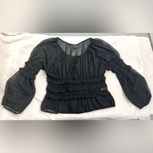 Metrostyle Sheer Blouse